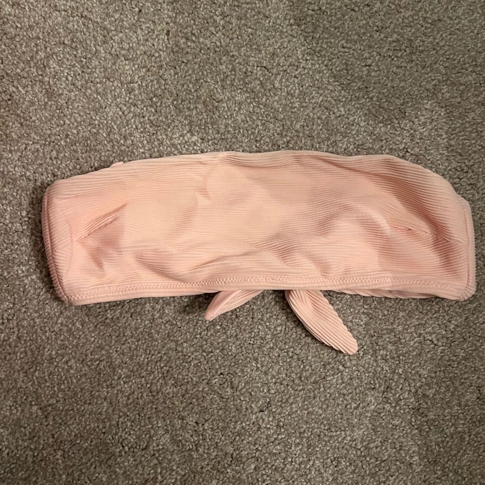 Vitamin A Pink Bandeau Swim Top